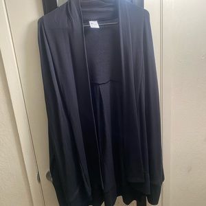 Black active cardigan